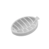 2869 Independently designed fish-shaped double-layer soap box, plastic bathroom draining soap stand, soap tray, soap box Item Picture